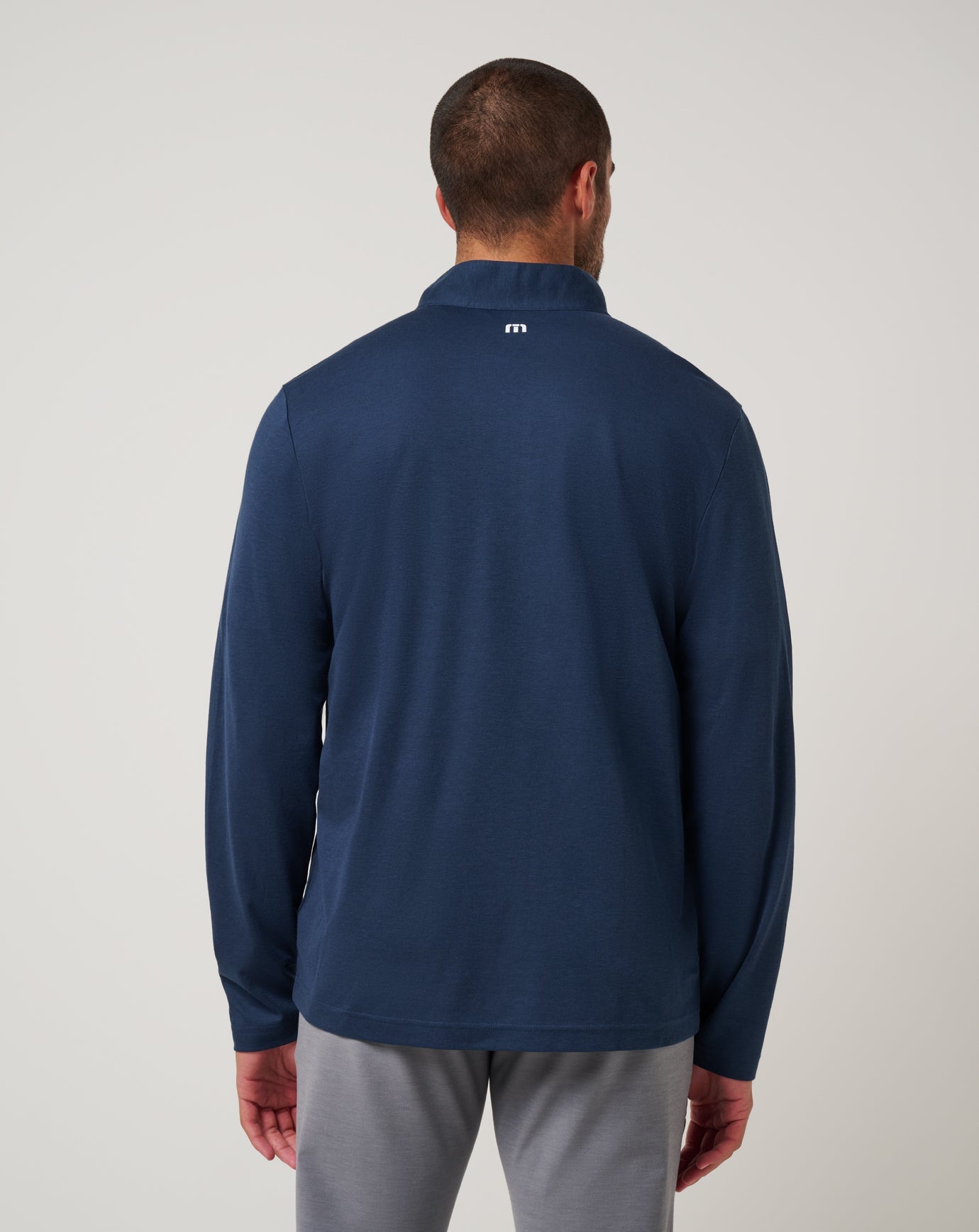 Navy Travis Mathew Los Angeles Angels Time To Tailgate Quarter Zip
