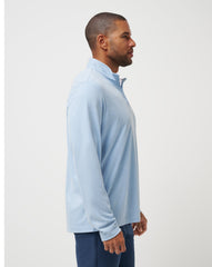 Heather Blue Travis Mathew Minnesota Twins Time To Tailgate Quarter Zip