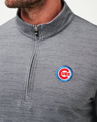 Sleet/Quiet Shade Travis Mathew Chicago Cubs The Heater Quarter Zip