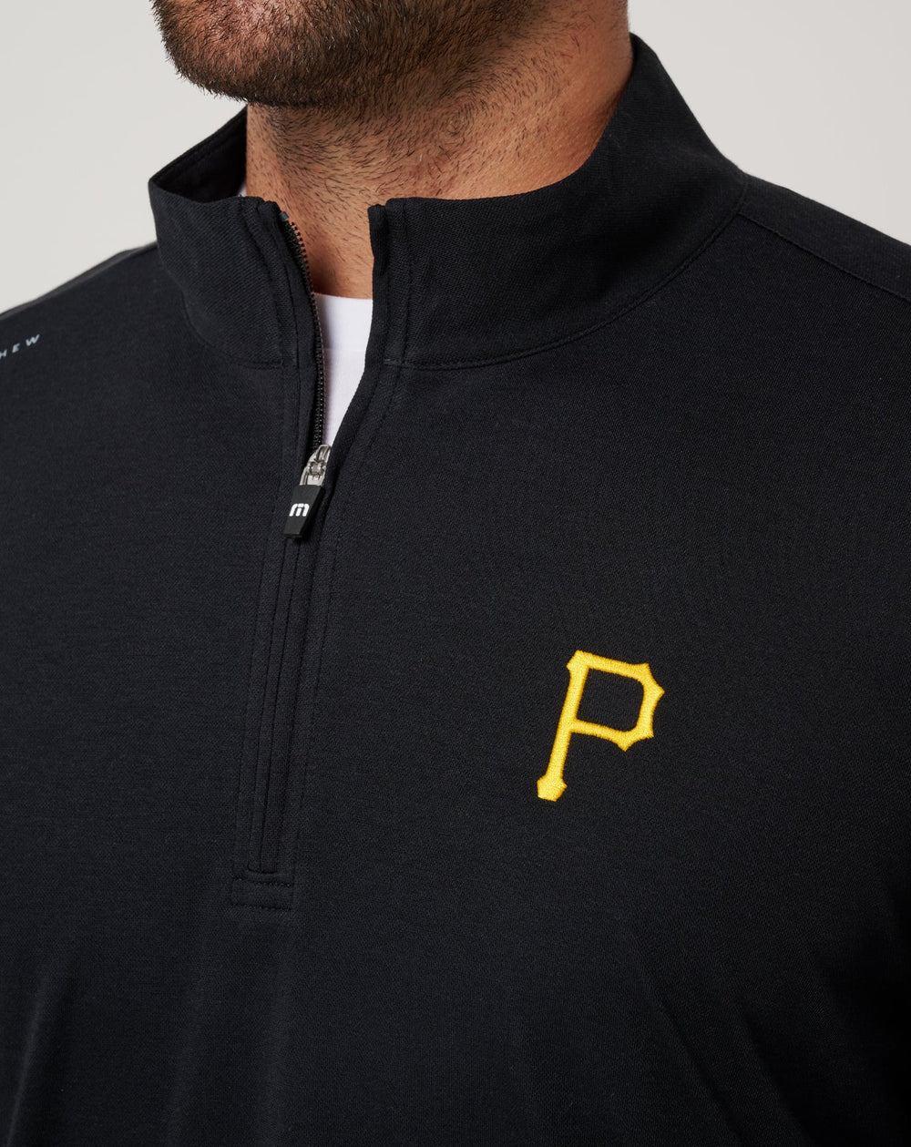 Black Travis Mathew Pittsburgh Pirates Time To Tailgate Quarter Zip