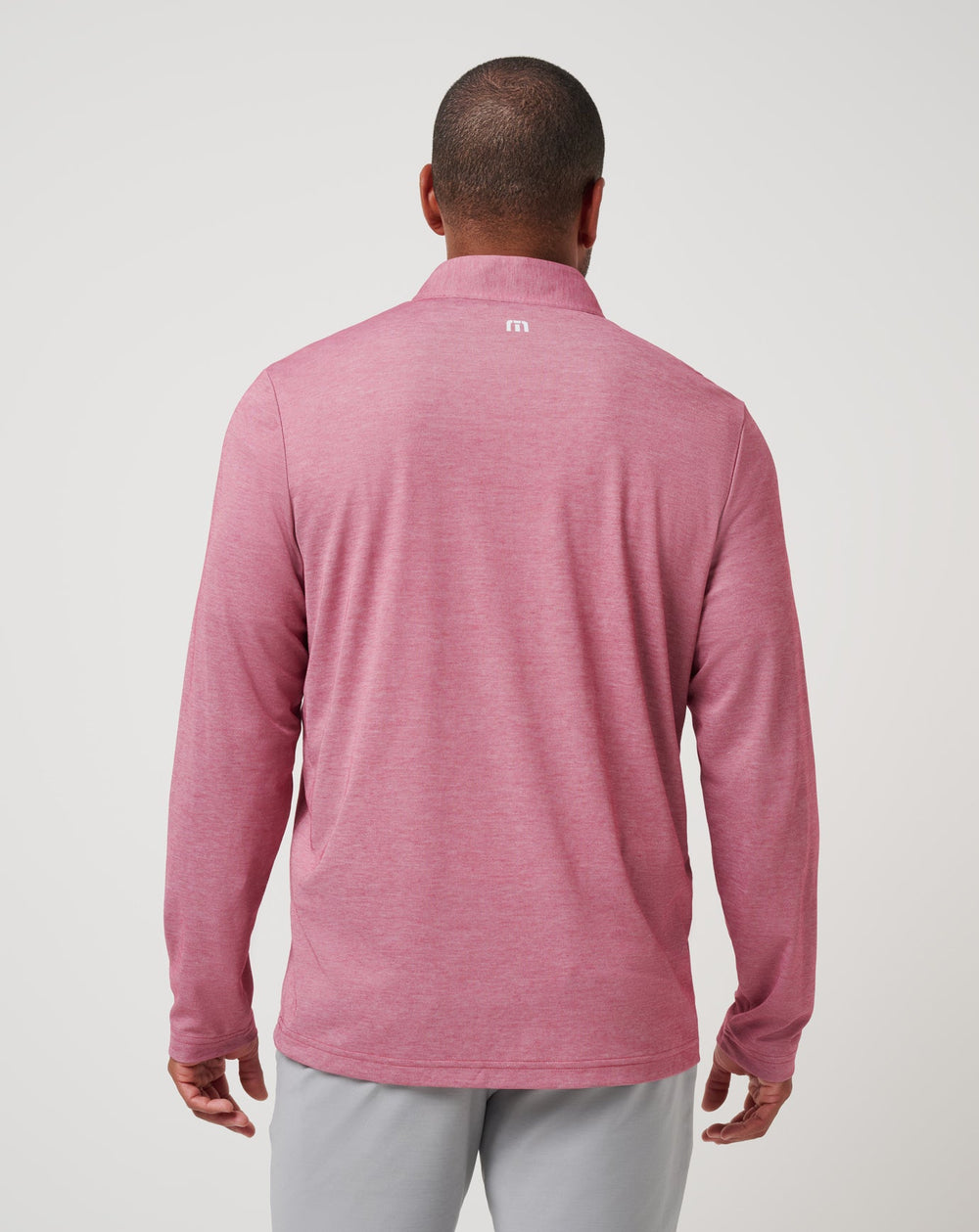 Heather Red Travis Mathew Texas Rangers Time To Tailgate Quarter Zip