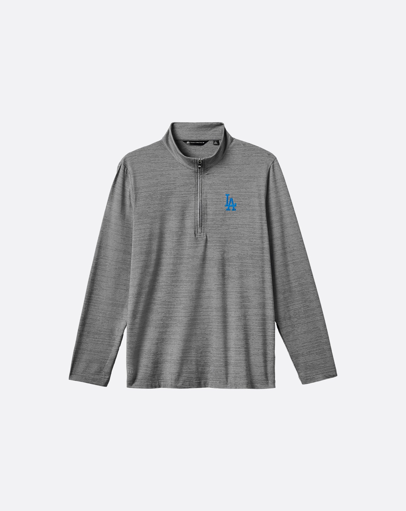 Sleet/Quiet Shade Travis Mathew Los Angeles Dodgers The Heater Quarter Zip
