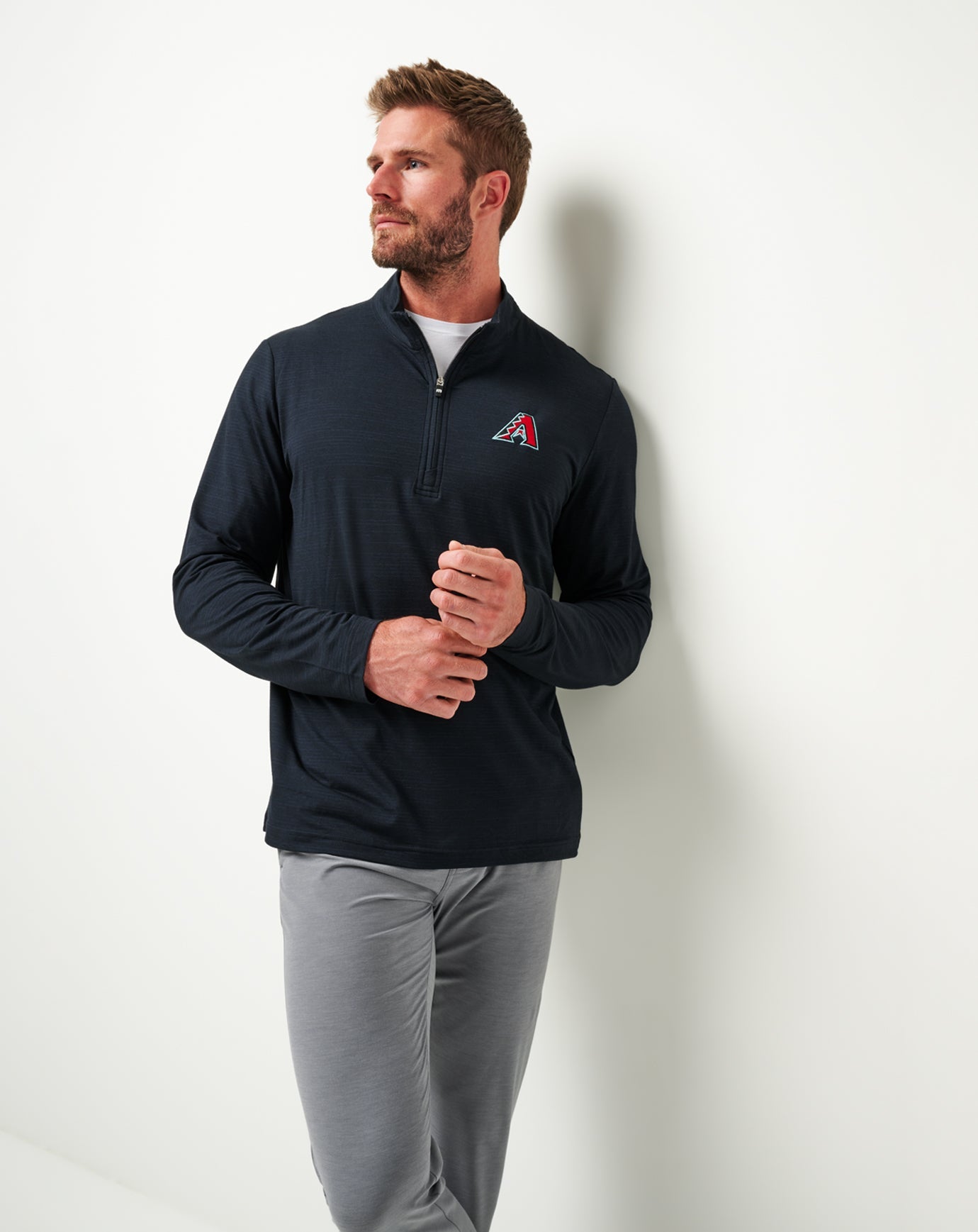 Black Travis Mathew Arizona Diamondbacks The Heater Quarter Zip