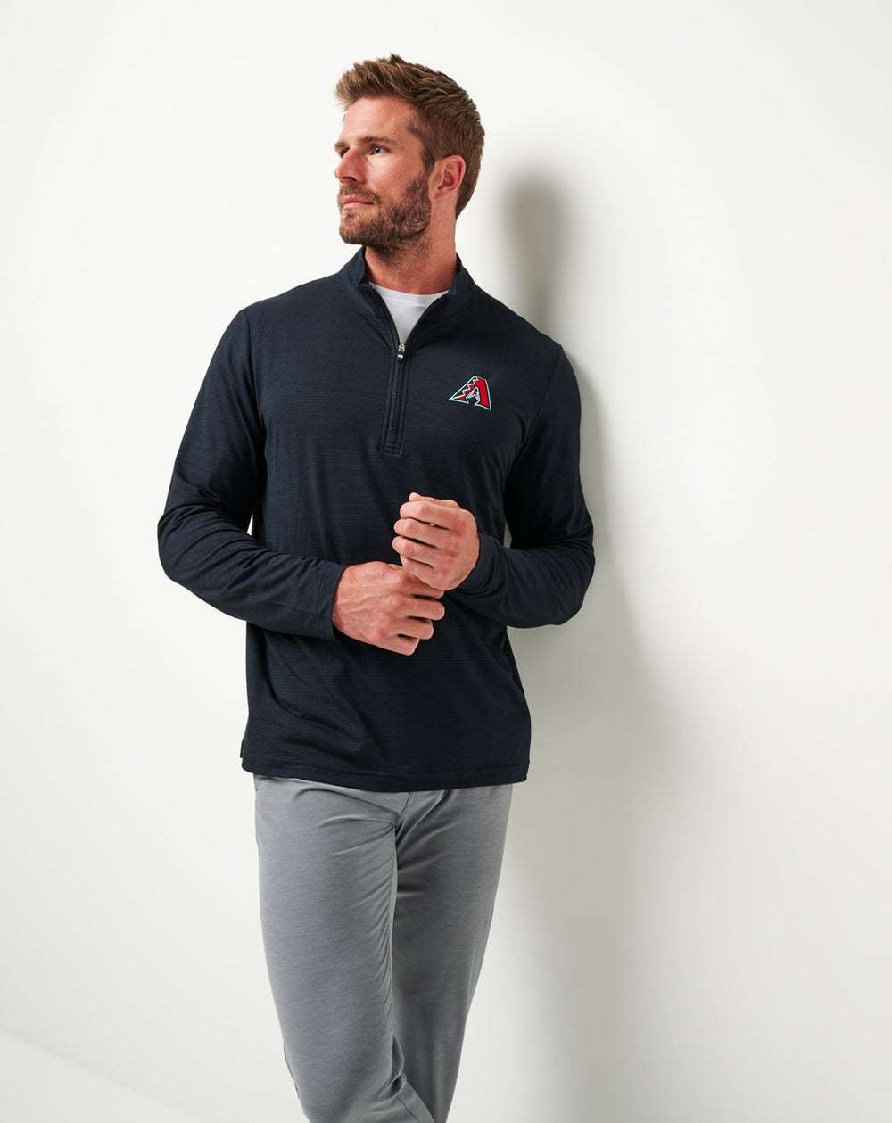 Black Travis Mathew Arizona Diamondbacks The Heater Quarter Zip