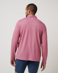Heather Red Travis Mathew Atlanta Braves Time To Tailgate Quarter Zip