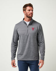 Sleet/Quiet Shade Travis Mathew Texas Rangers The Heater Quarter Zip