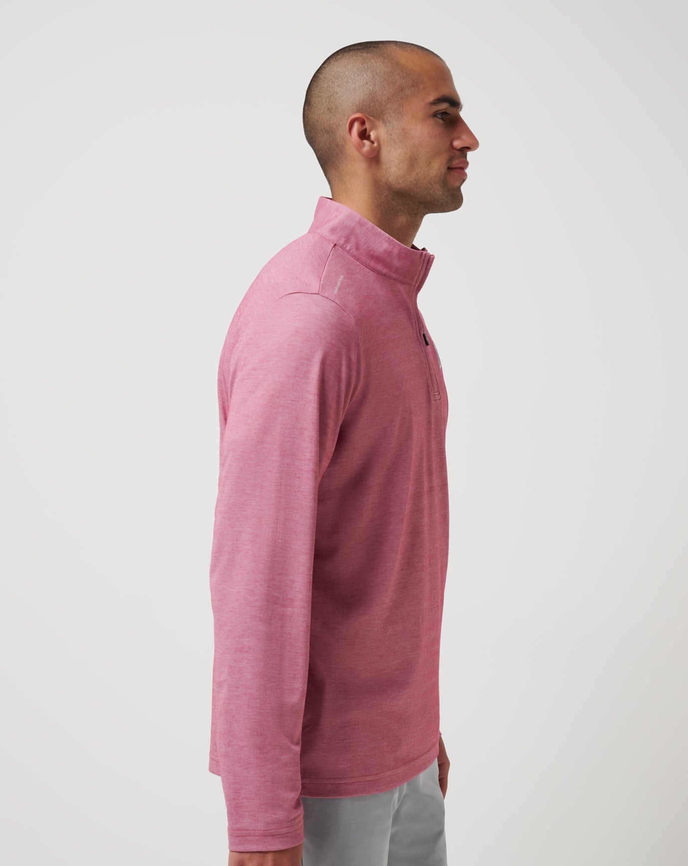 Heather Red Travis Mathew Washington Nationals Time To Tailgate Quarter Zip
