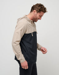 Oxford Tan Travis Mathew Rocky Shore Quarter Zip Hoodie