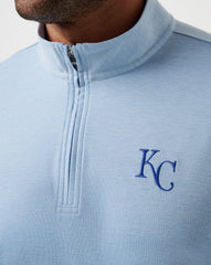 Heather Blue Travis Mathew Kansas City Roayals Time To Tailgate Quarter Zip
