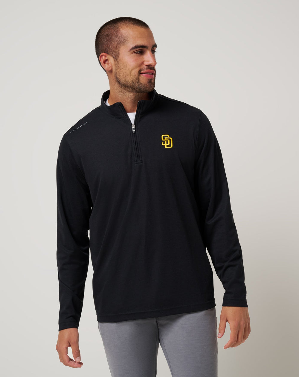 Black Travis Mathew San Diego Padres Time To Tailgate Quarter Zip