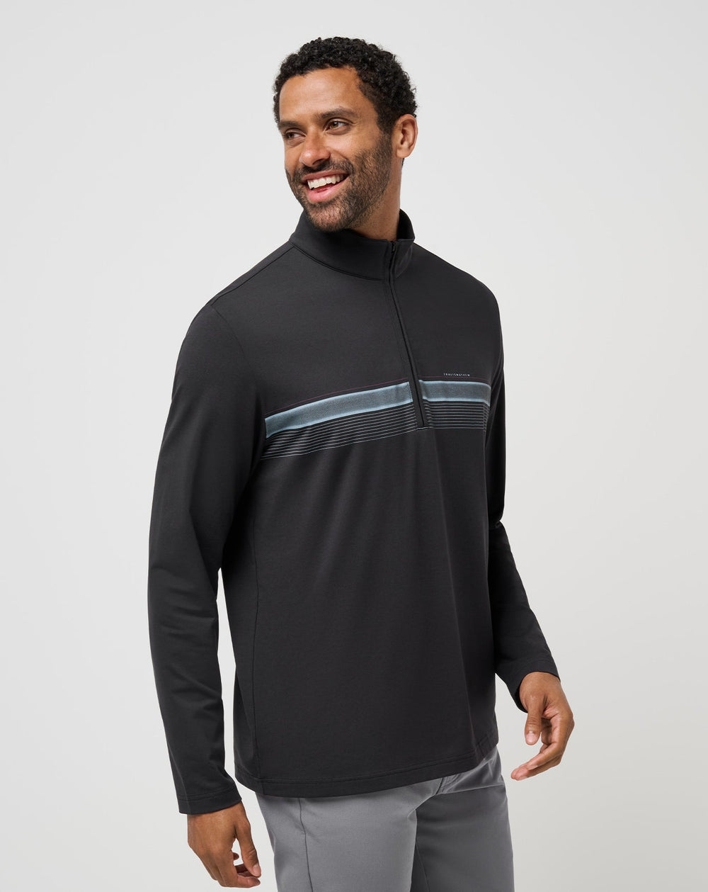 Black Travis Mathew Nautical Adventure Quarter Zip
