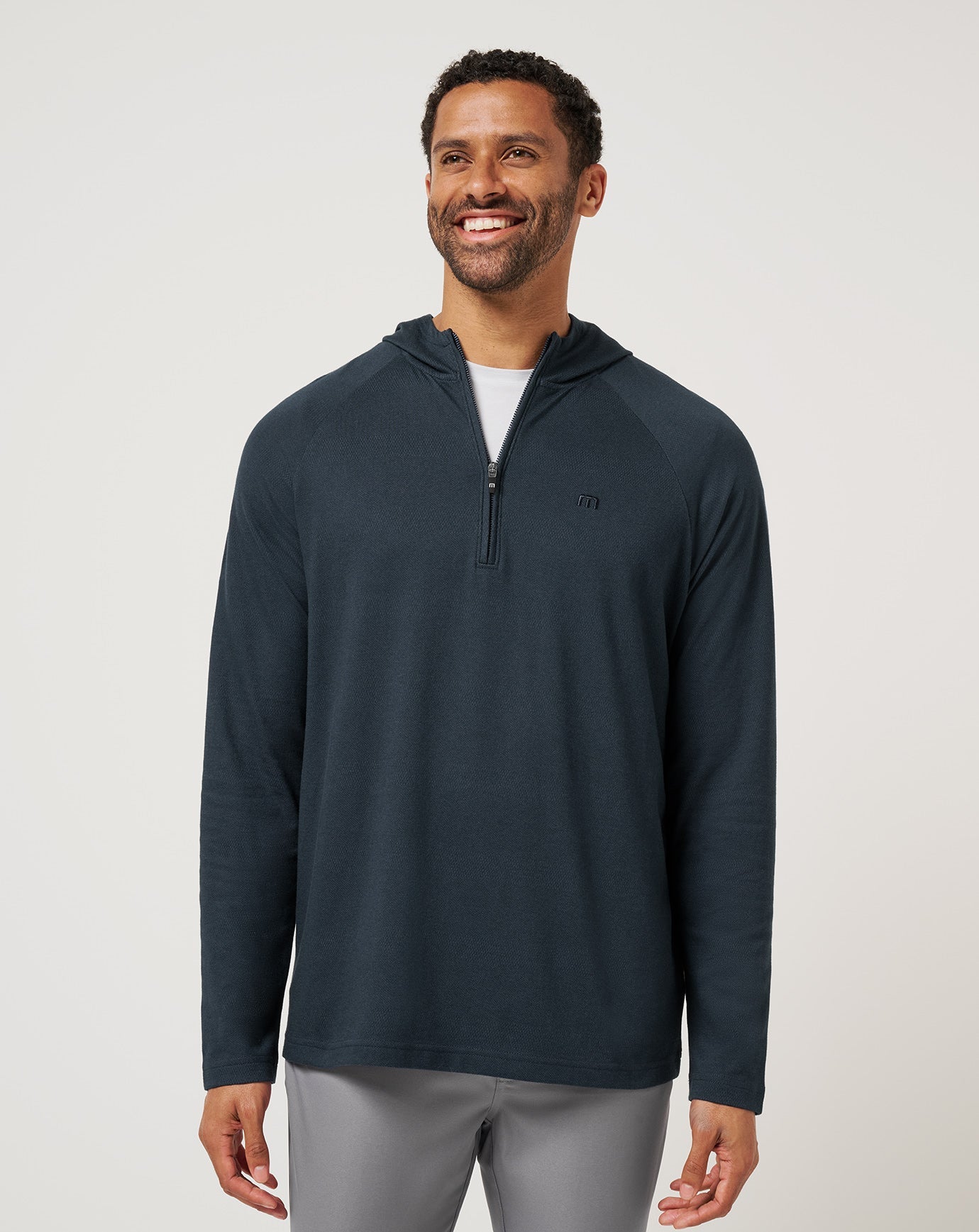 Total Eclipse Travis Mathew Country Hopping Hooded Quarter Zip