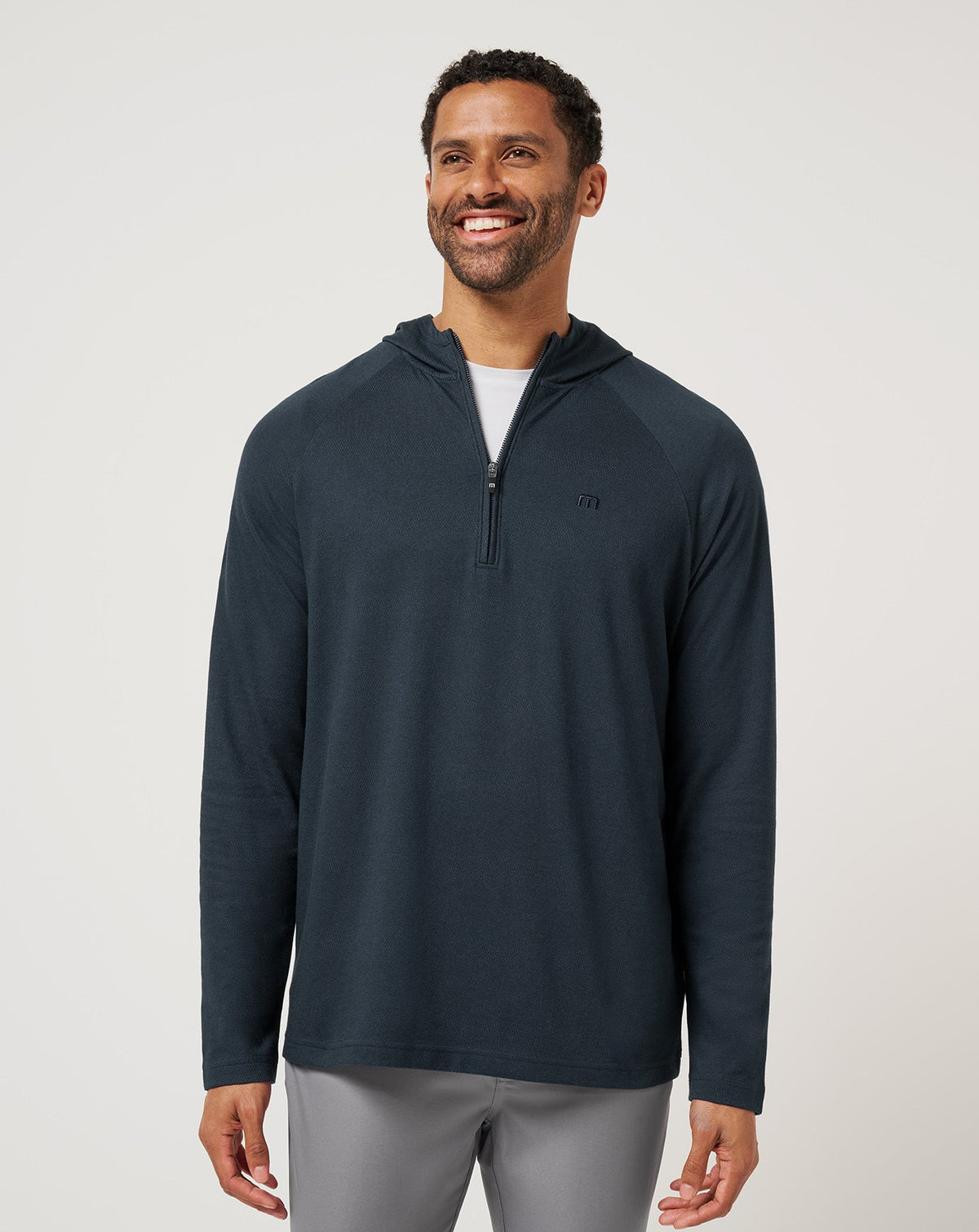 Total Eclipse Travis Mathew Country Hopping Hooded Quarter Zip