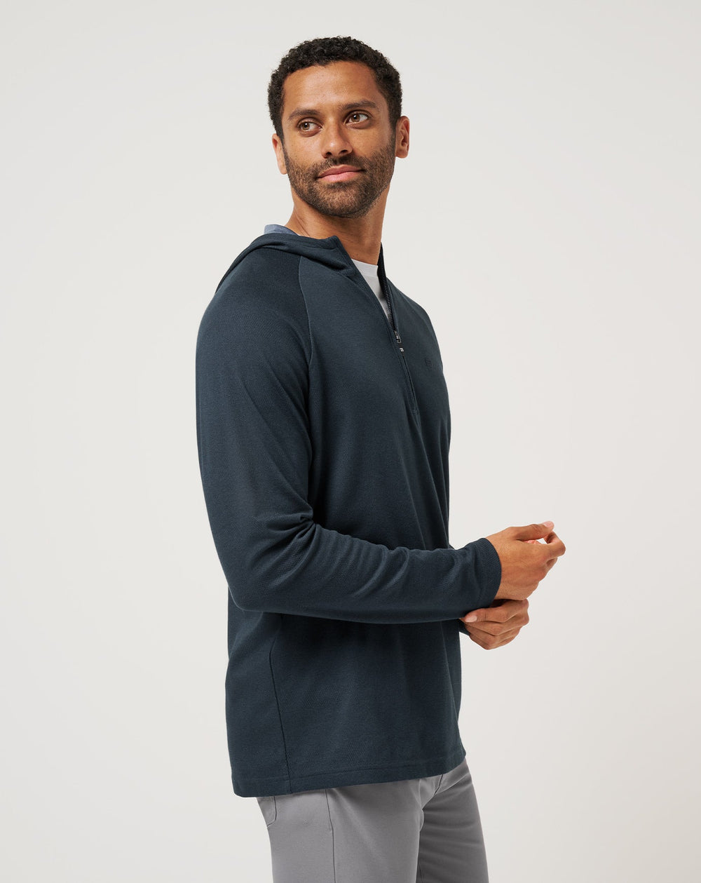 Total Eclipse Travis Mathew Country Hopping Hooded Quarter Zip