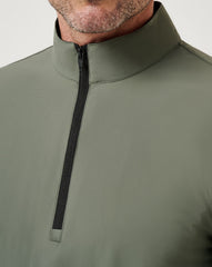 Dark Olive Travis Mathew Jeep Tour Quarter Zip