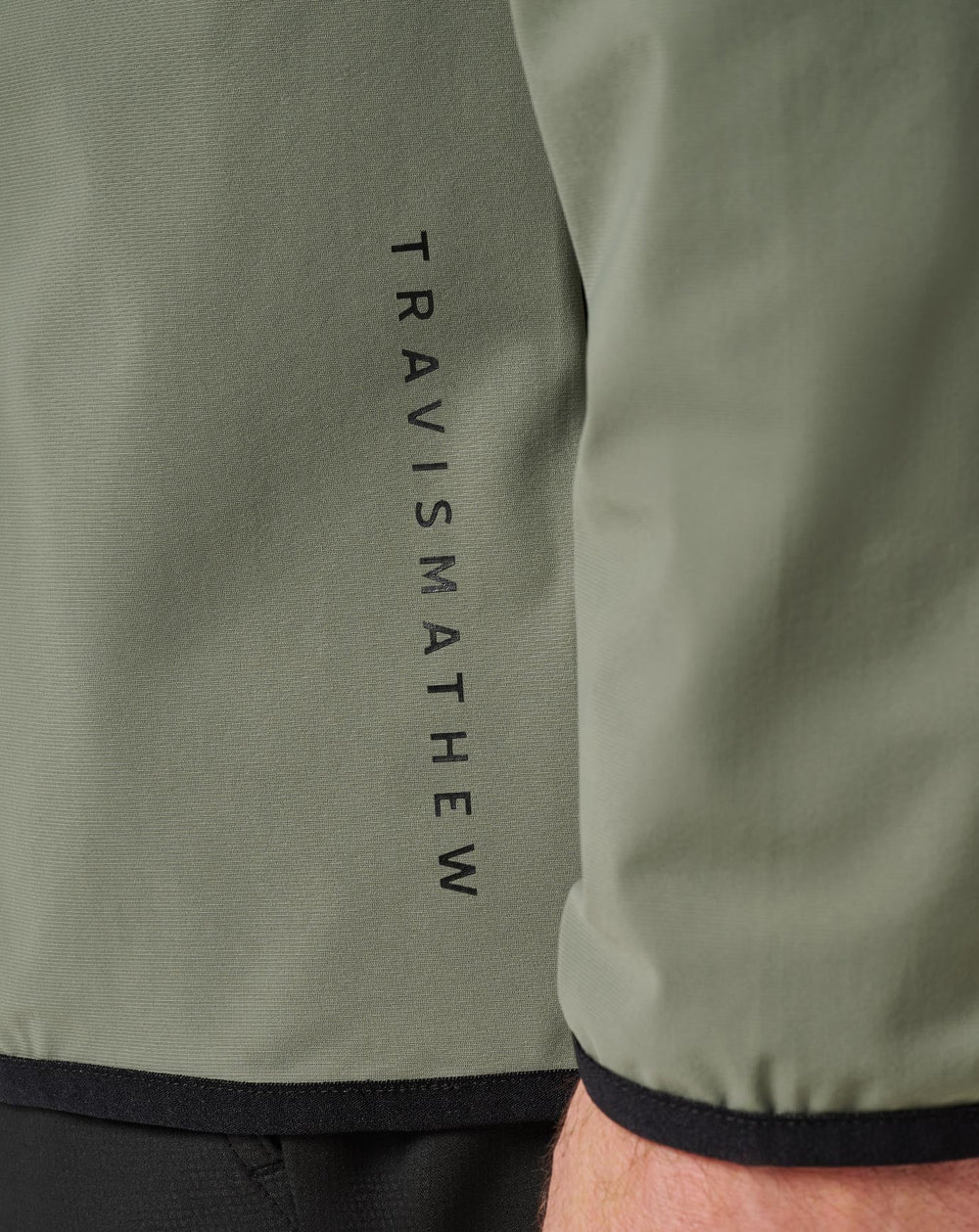 Dark Olive Travis Mathew Jeep Tour Quarter Zip
