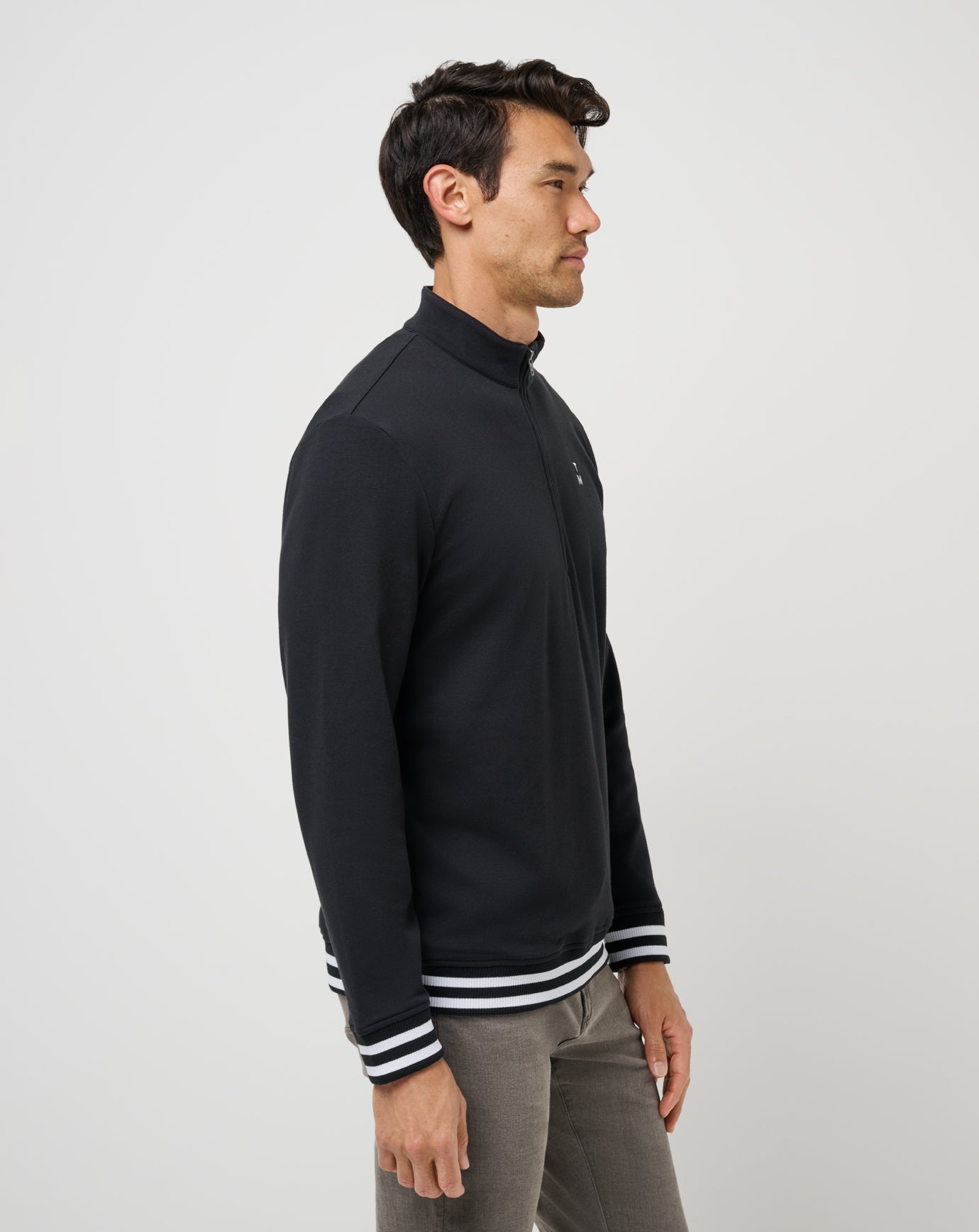Black Travis Mathew Happier Hour Quarter Zip