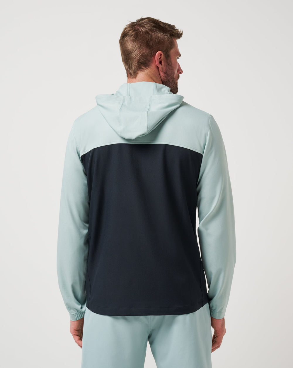 Gray Mist Travis Mathew Coin Toss Quarter Zip Hoodie