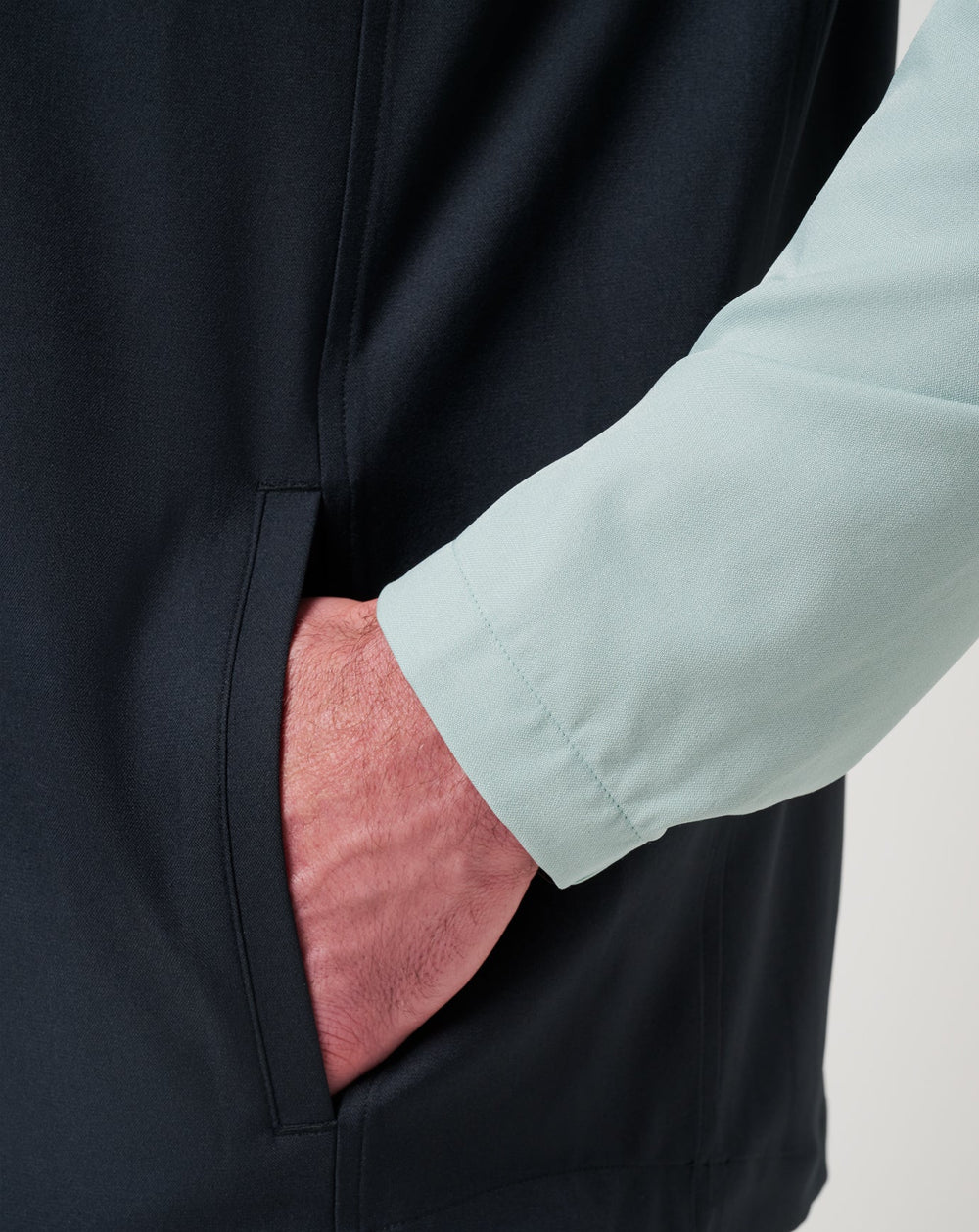 Gray Mist Travis Mathew Coin Toss Quarter Zip Hoodie