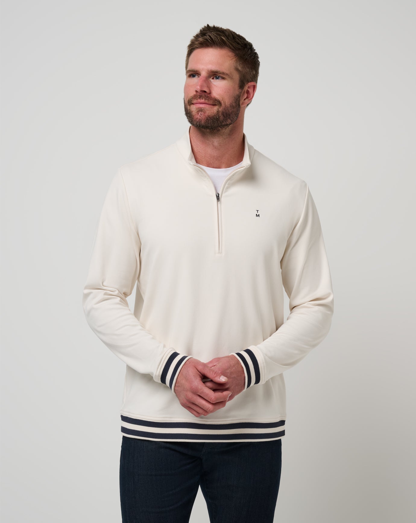 Birch Travis Mathew Happier Hour Quarter Zip