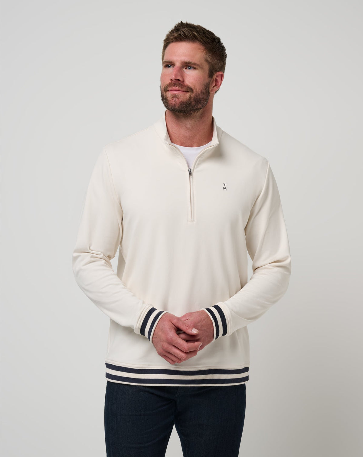 Birch Travis Mathew Happier Hour Quarter Zip