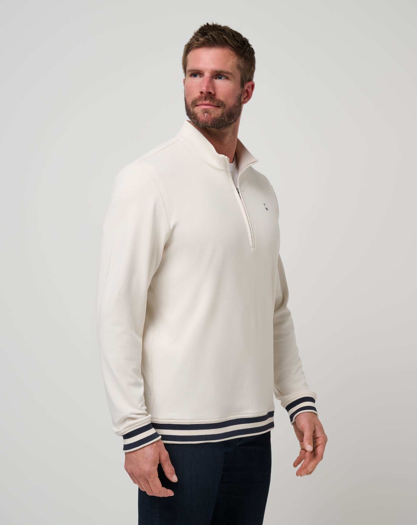 Birch Travis Mathew Happier Hour Quarter Zip
