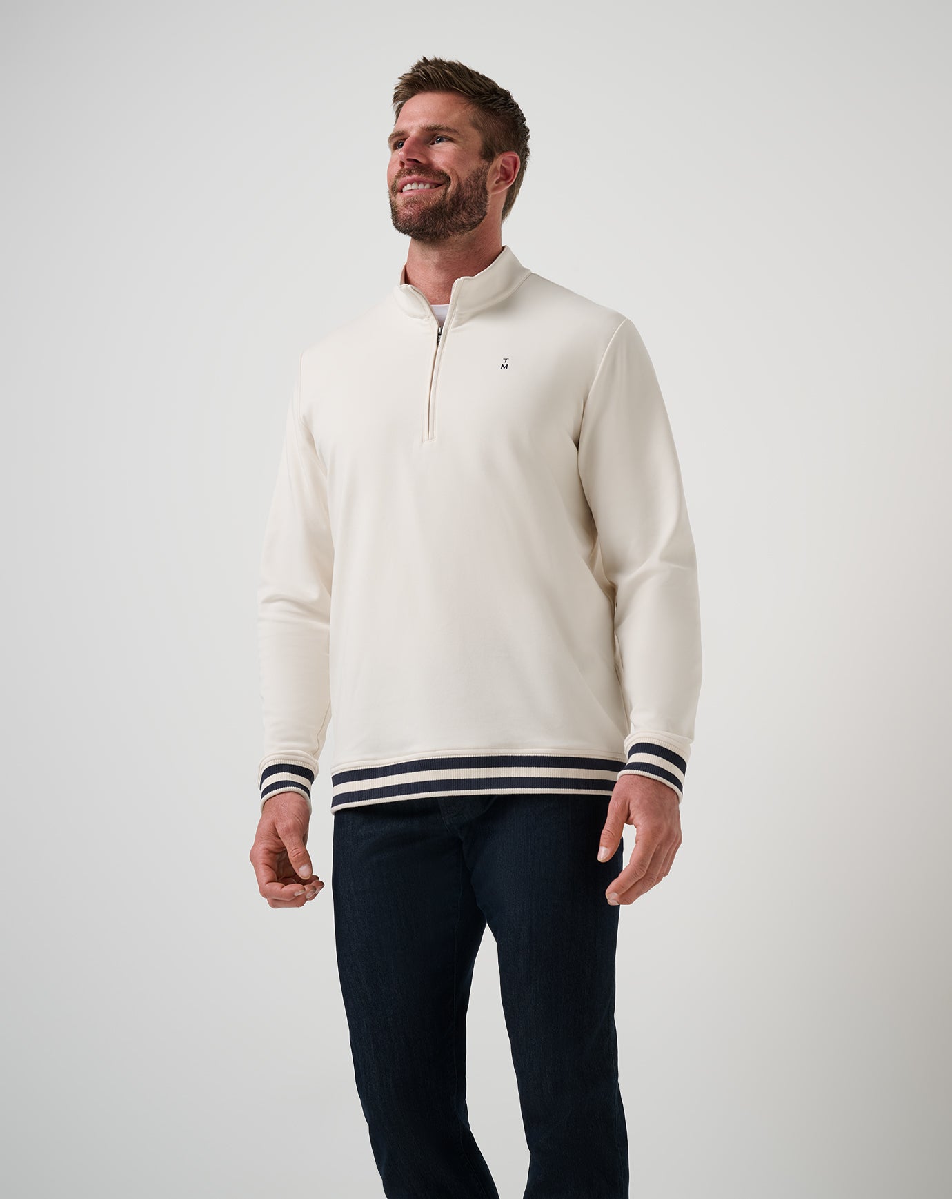 Birch Travis Mathew Happier Hour Quarter Zip
