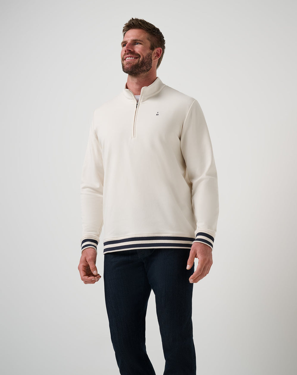 Birch Travis Mathew Happier Hour Quarter Zip