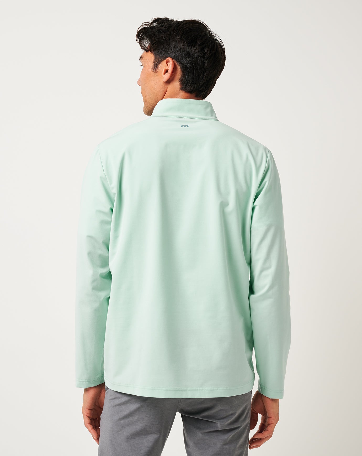 Eggshell Blue Travis Mathew On The Map Quarter Zip