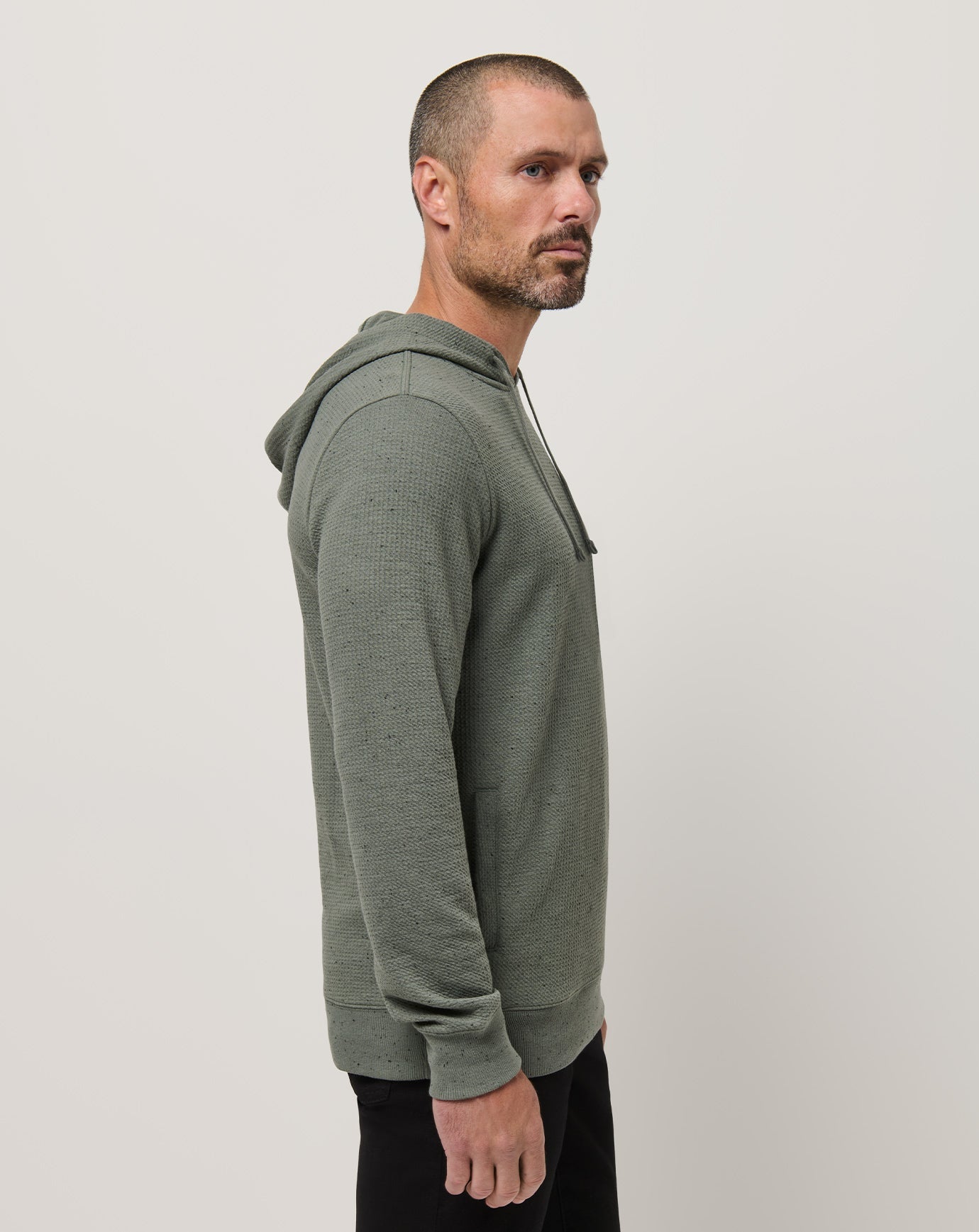 Dark Olive Travis Mathew Cloud Waffle Hoodie