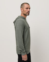 Dark Olive Travis Mathew Cloud Waffle Hoodie