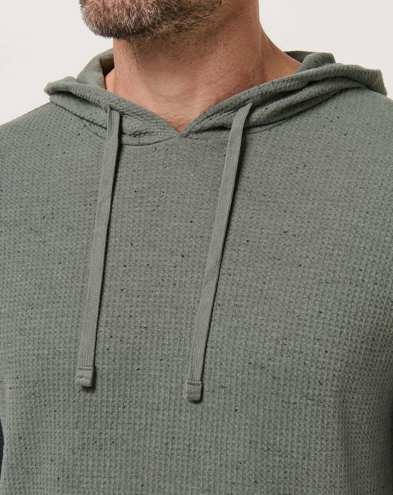 Dark Olive Travis Mathew Cloud Waffle Hoodie