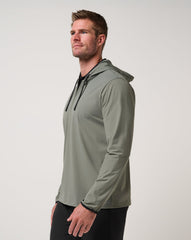 Dark Olive Travis Mathew Hero Hour Tech Hoodie
