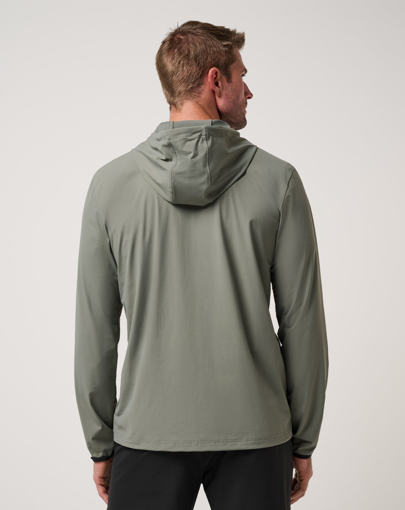 Dark Olive Travis Mathew Hero Hour Tech Hoodie
