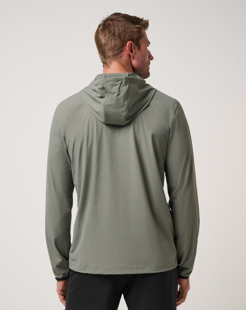 Dark Olive Travis Mathew Hero Hour Tech Hoodie