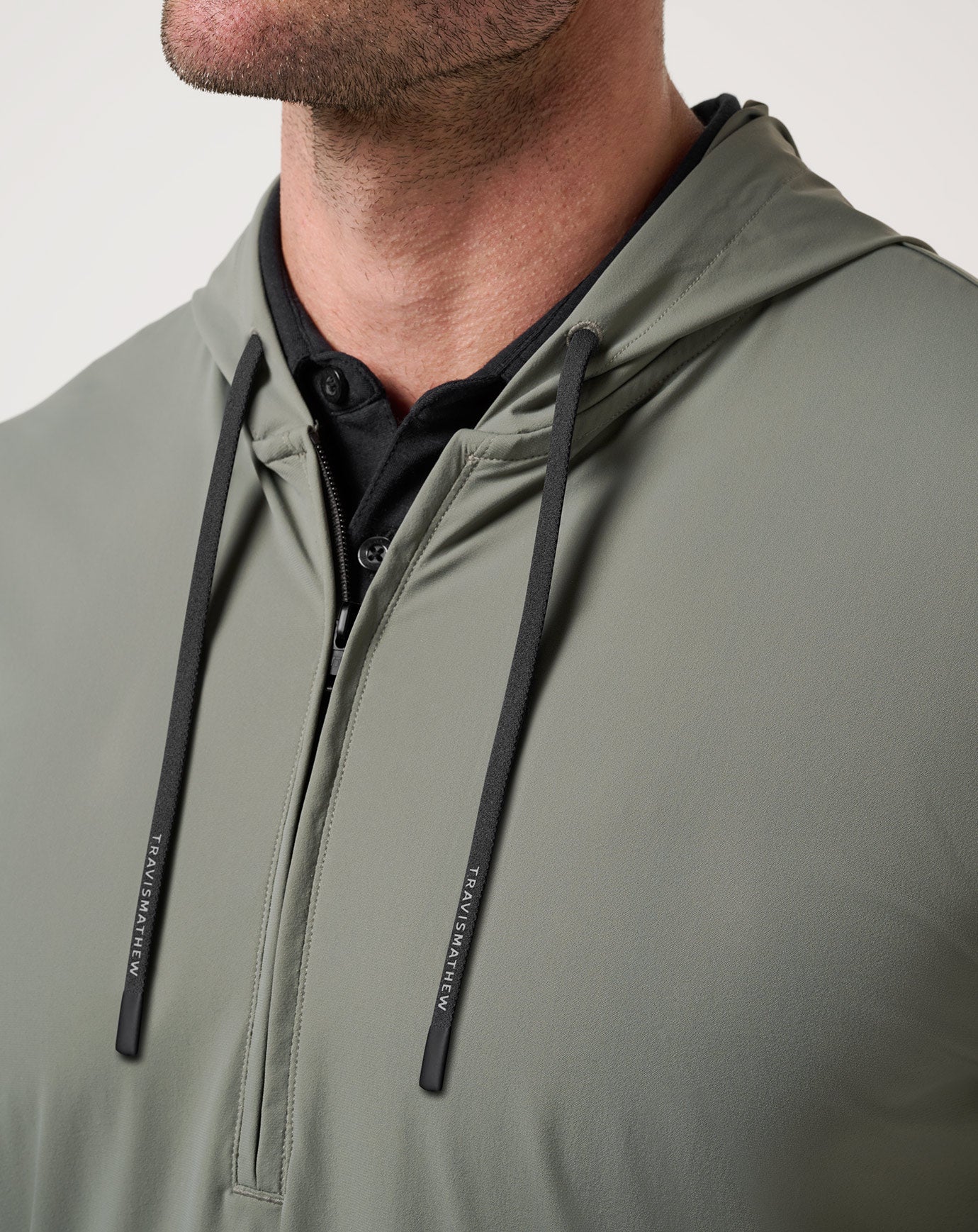 Dark Olive Travis Mathew Hero Hour Tech Hoodie