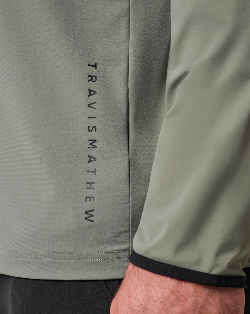Dark Olive Travis Mathew Hero Hour Tech Hoodie