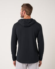 Black Travis Mathew Performance Jersey Hoodie