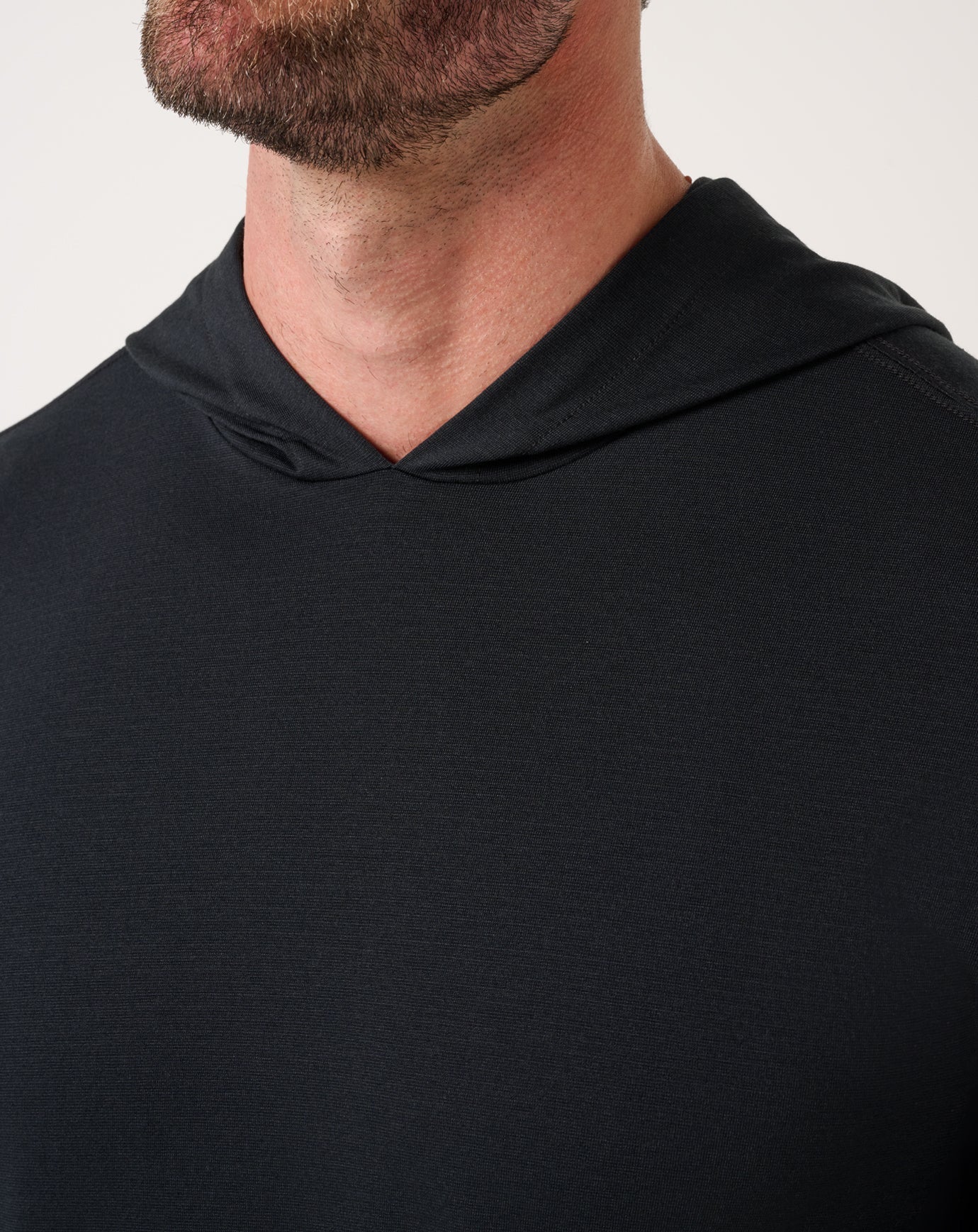 Black Travis Mathew Performance Jersey Hoodie