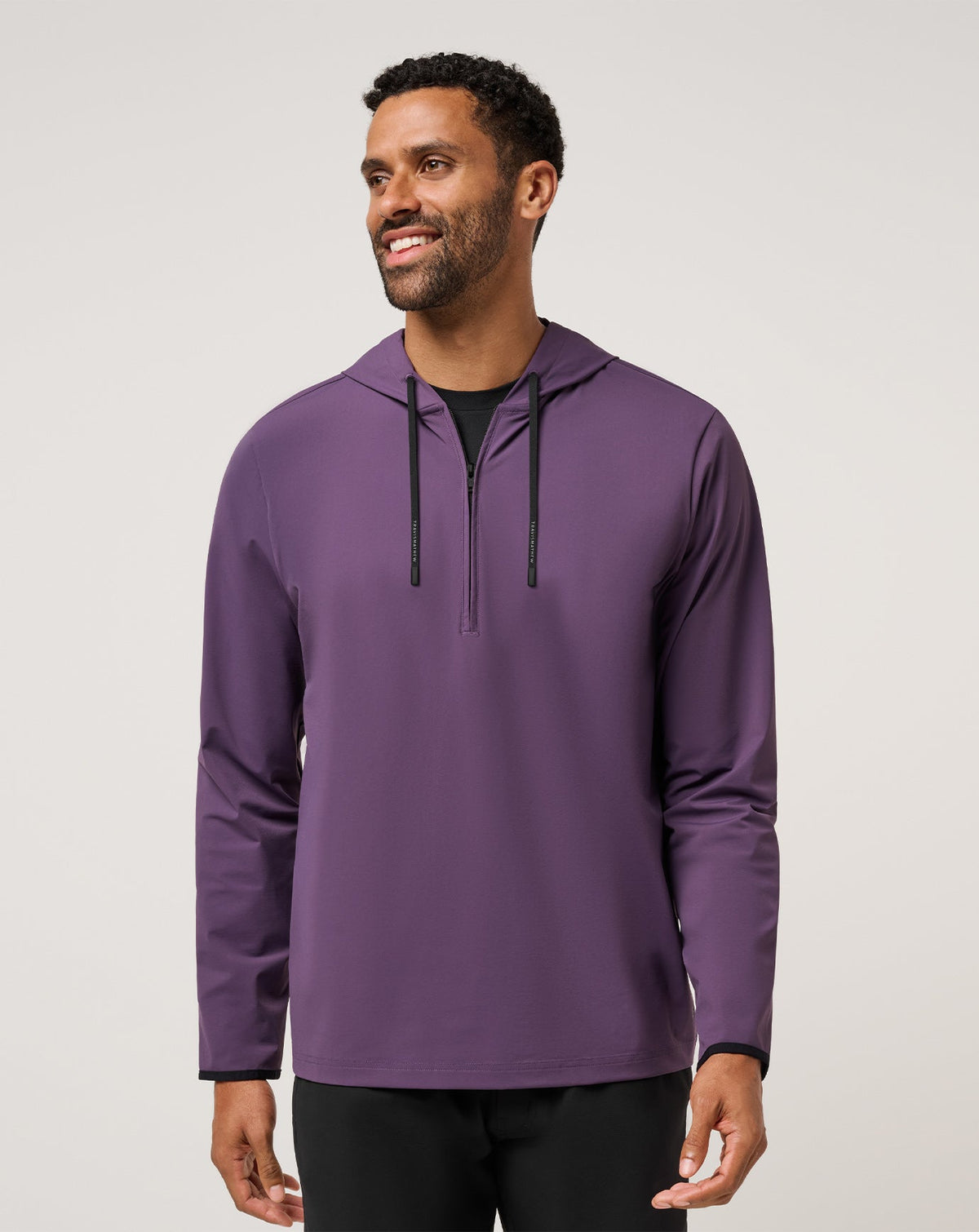 Purple Velvet Travis Mathew Hero Hour Tech Hoodie