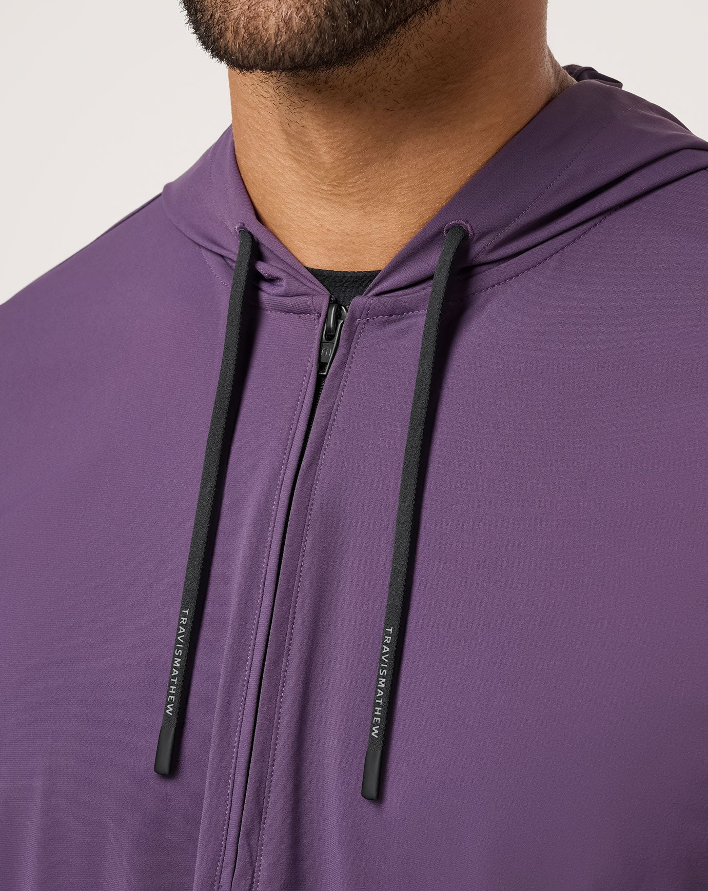 Purple Velvet Travis Mathew Hero Hour Tech Hoodie