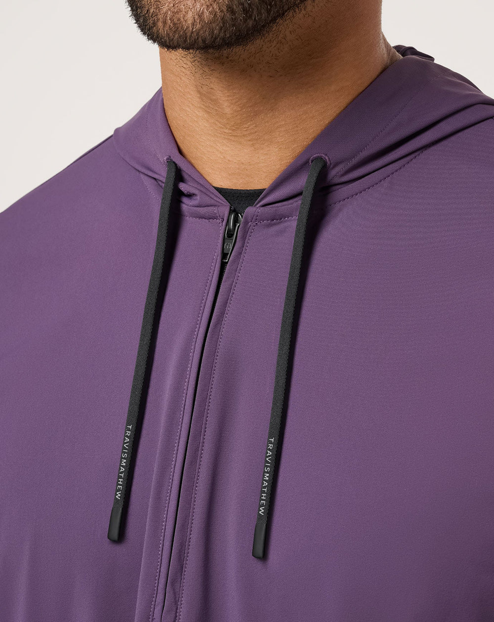 Purple Velvet Travis Mathew Hero Hour Tech Hoodie