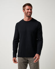 Black Travis Mathew Cloud Waffle Crew