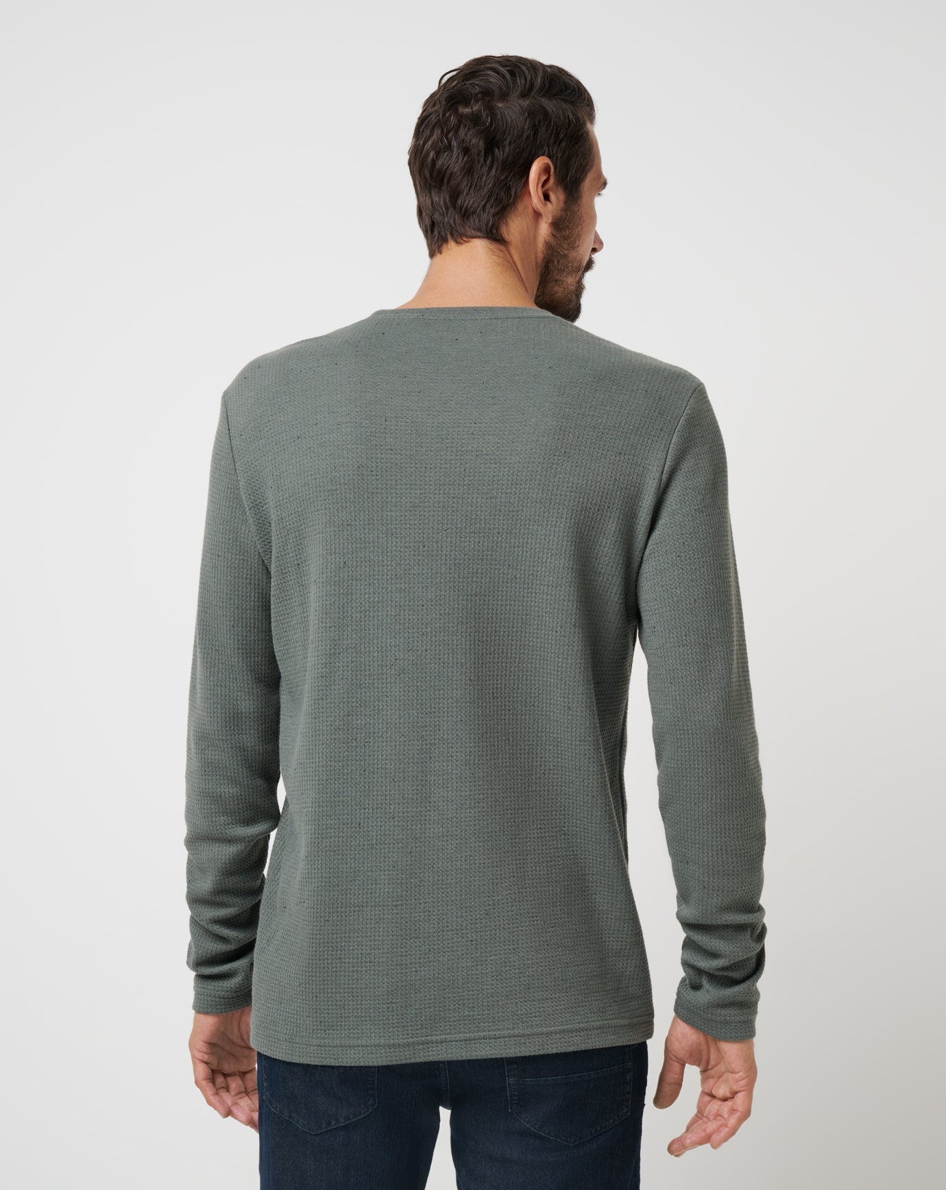 Dark Olive Travis Mathew Cloud Waffle Crew