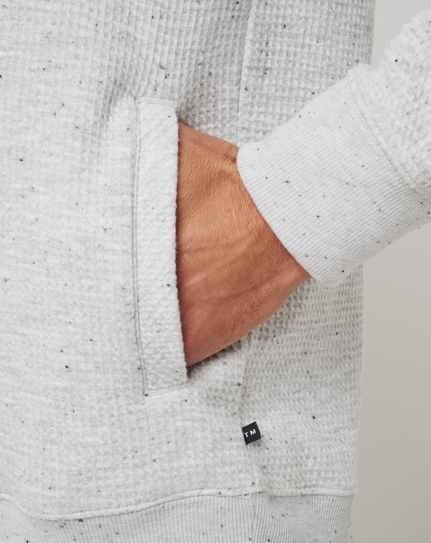 Light Grey Travis Mathew Cloud Waffle Hoodie