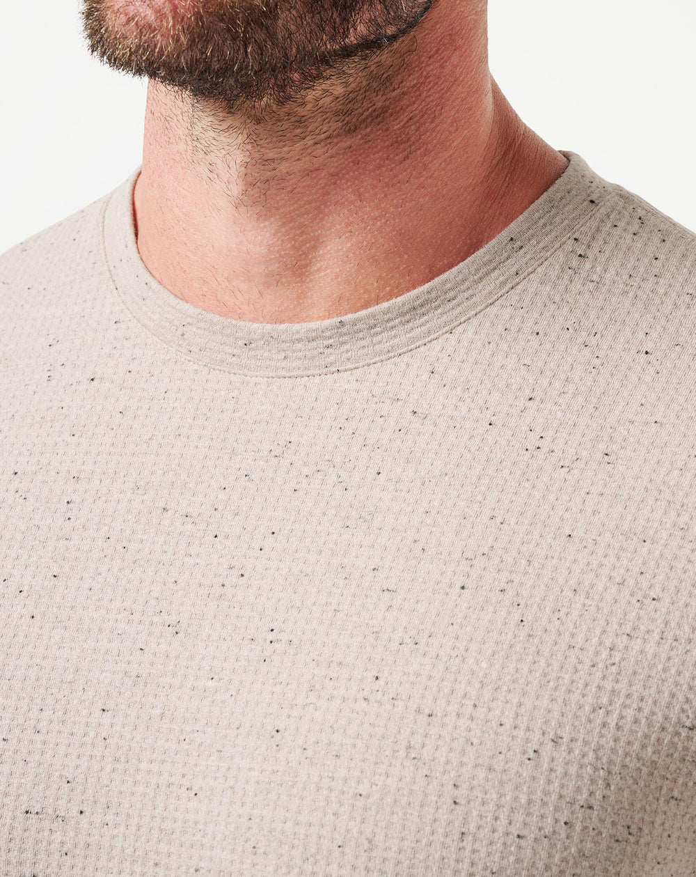 Oxford Tan Travis Mathew Cloud Waffle Crew