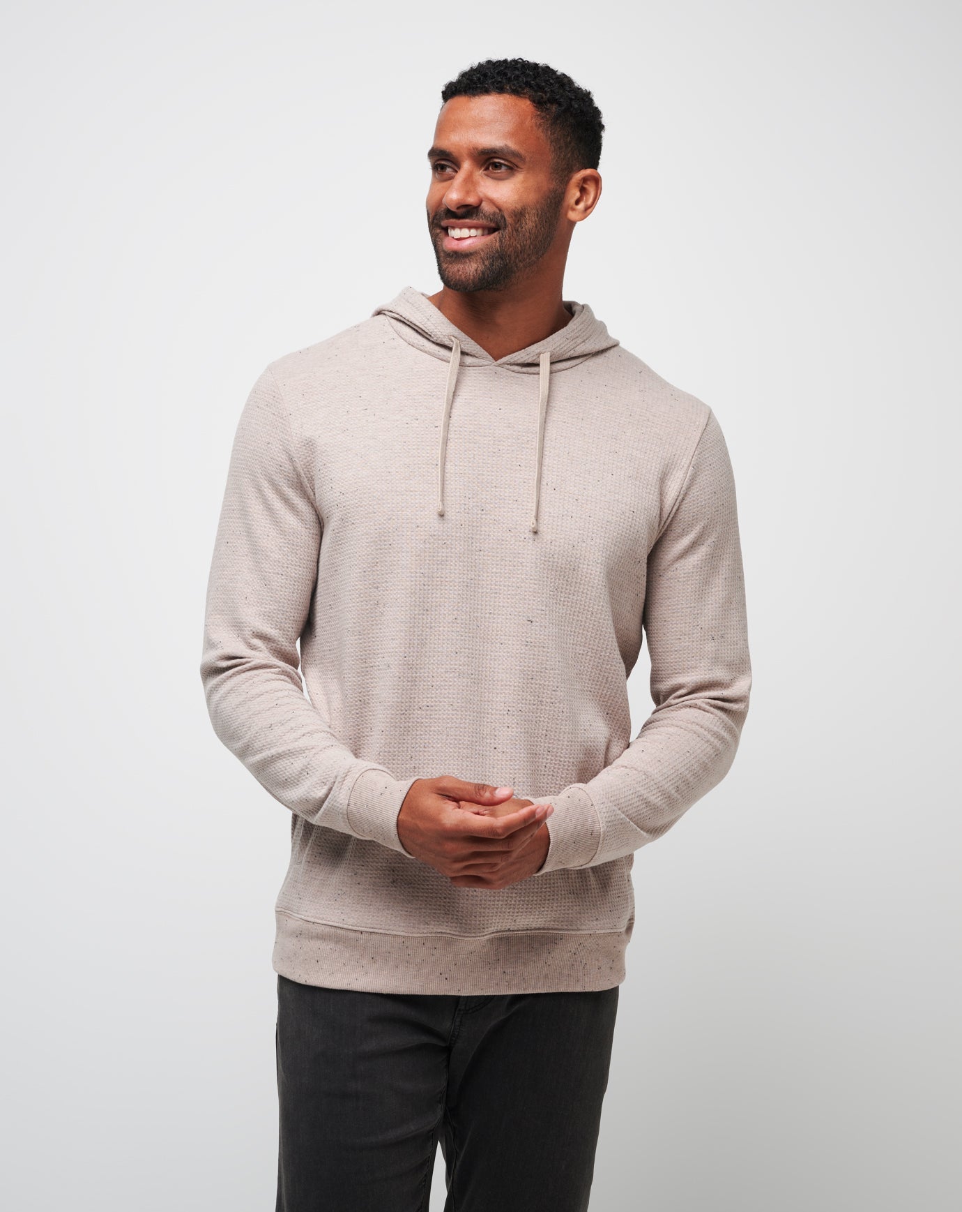 Oxford Tan Travis Mathew Cloud Waffle Hoodie