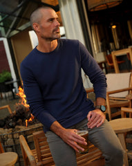 Mood Indigo Travis Mathew Cloud Waffle Crew