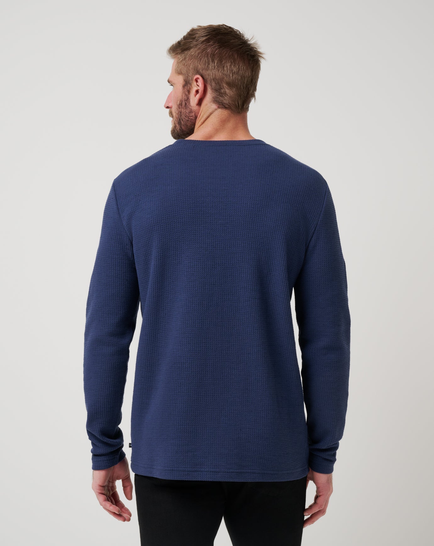 Mood Indigo Travis Mathew Cloud Waffle Crew
