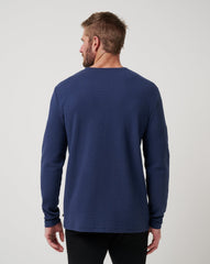 Mood Indigo Travis Mathew Cloud Waffle Crew